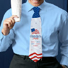 USA American Pride Personalized Neck Tie